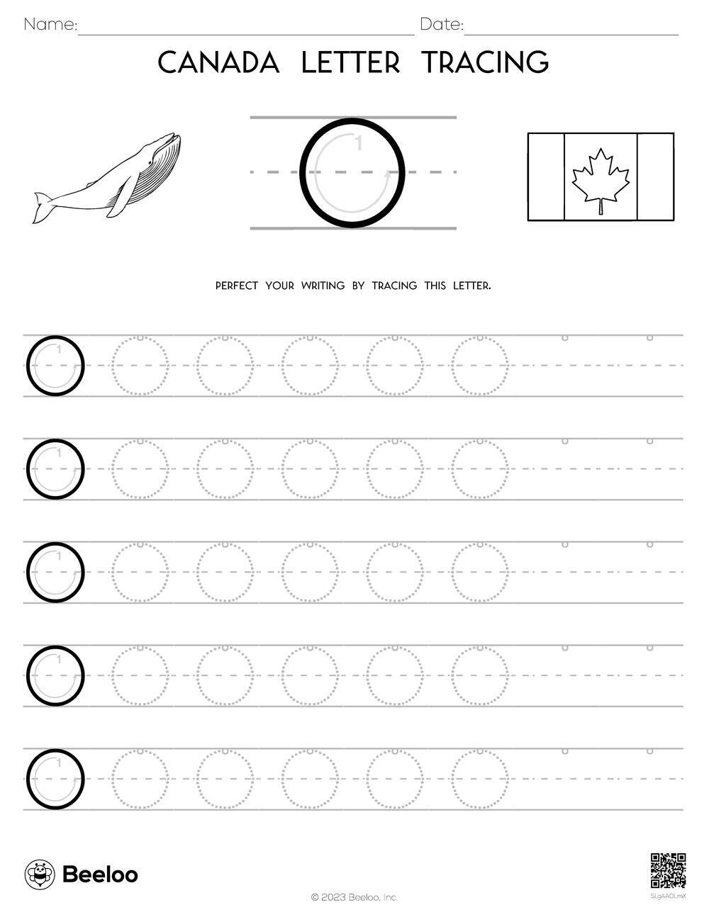 Canada Letter Tracing Beeloo Printable Crafts And Activities For Kids Canada Letter Tracing Beeloo Printable Crafts And Activities For Kids