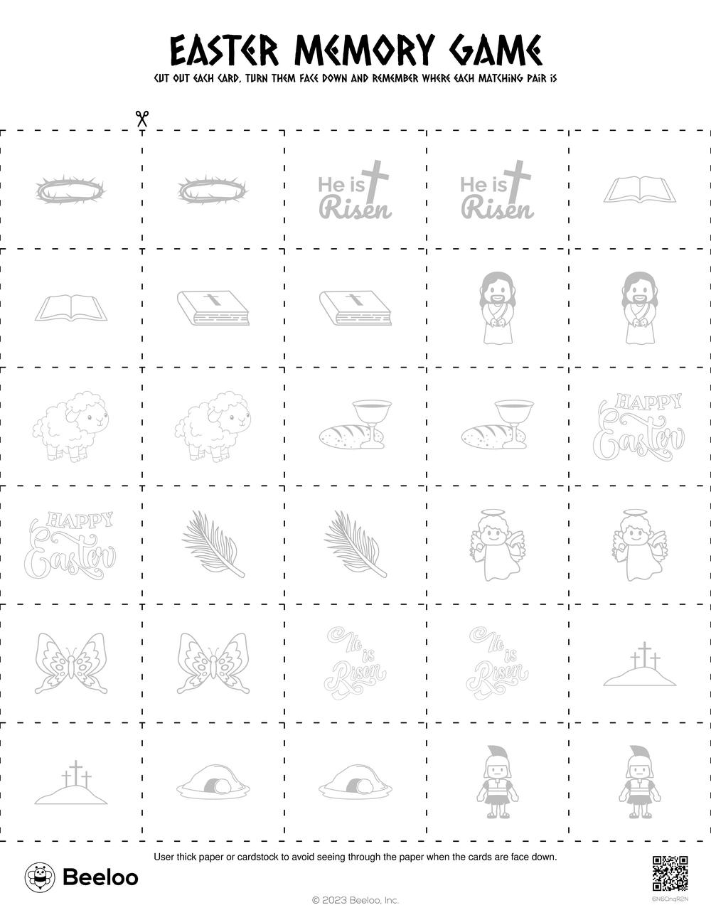 Easter Memory Game Beeloo Printable Crafts And Activities For Kids Easter Memory Game Beeloo Printable Crafts And Activities For Kids