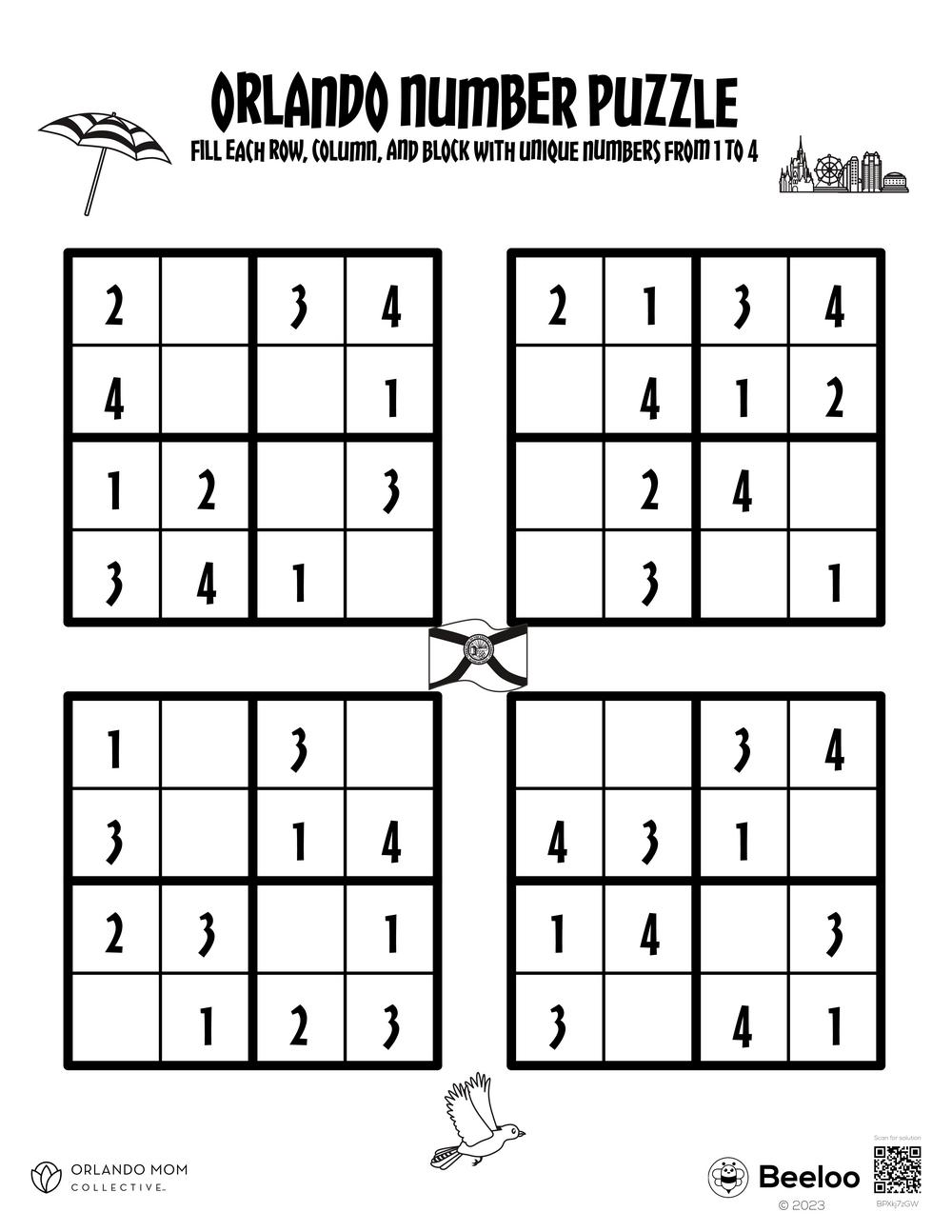 Orlando Number Puzzle Beeloo Printable Crafts For Kids BPXkj7zGW 