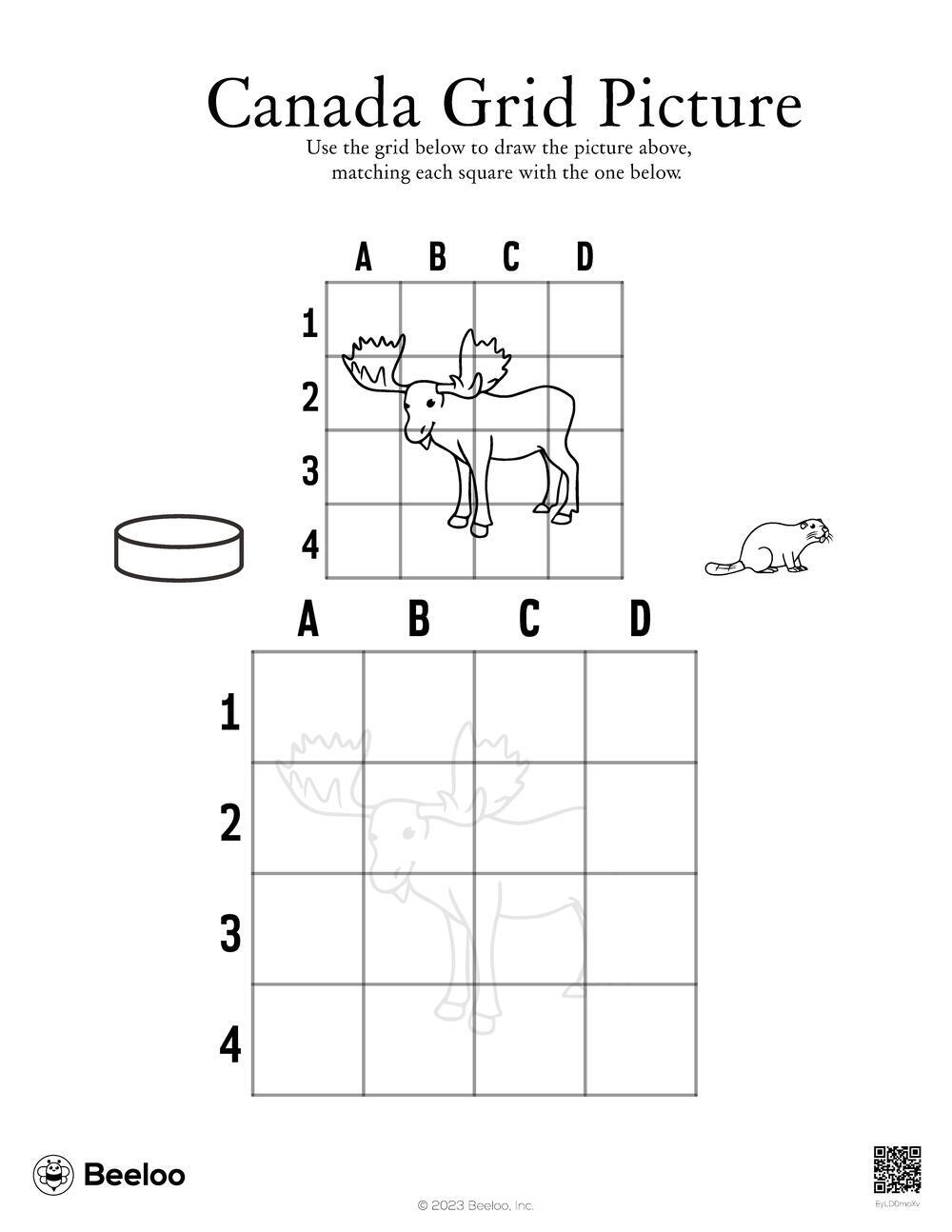 Canada Grid Picture Beeloo Printable Crafts And Activities For Kids Canada Grid Picture Beeloo Printable Crafts And Activities For Kids
