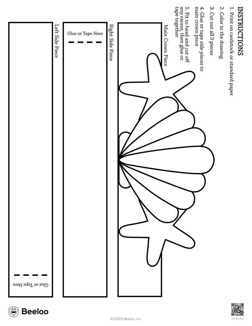 Aquatic Hat Beeloo Printable Crafts And Activities For Kids