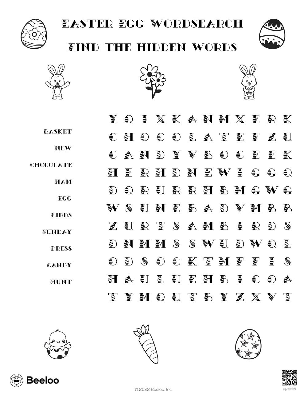 Easter Egg Wordsearch Beeloo Printable Crafts For Kids og7zkovZN 
