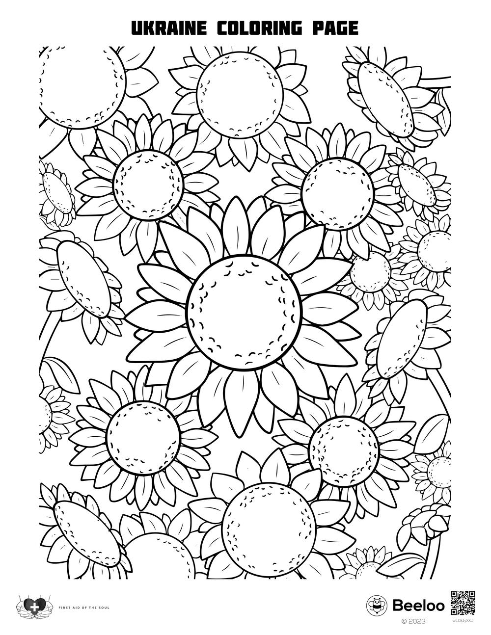 Ukraine themed Coloring Pages Beeloo Printable Crafts And Activities 